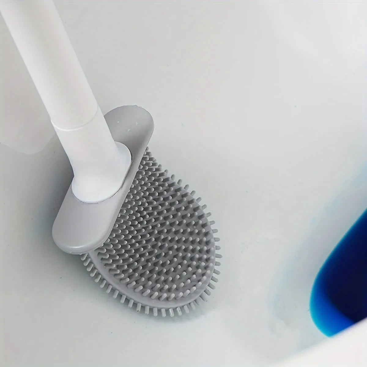 Brosse WC murale en silicone Nidora