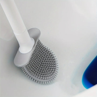 Brosse WC murale en silicone Nidora