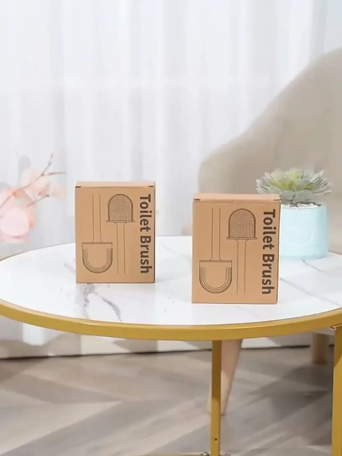 Brosse WC murale en silicone Nidora