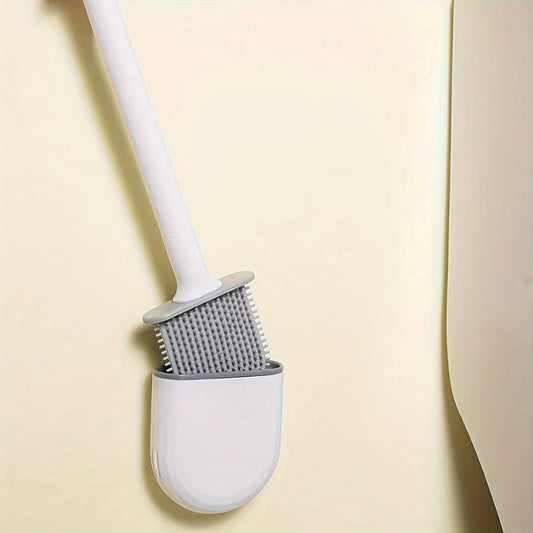 Brosse WC murale en silicone Nidora