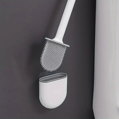 Brosse WC murale en silicone Nidora