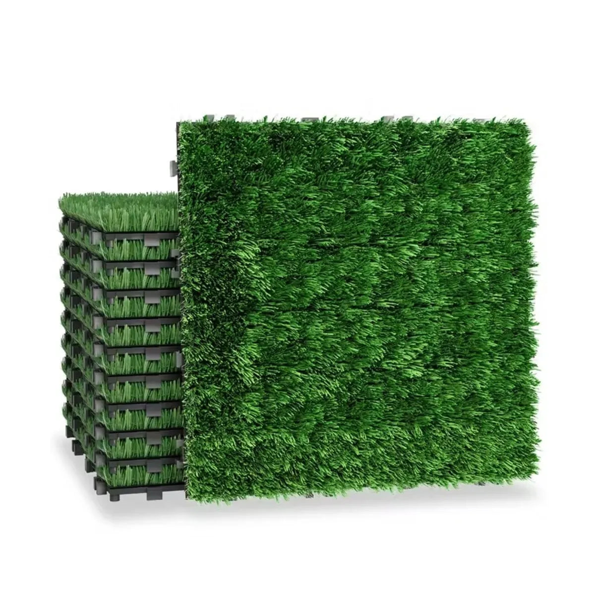 Dalles de gazon artificiel 30×30 cm (lot de 11) Nidora