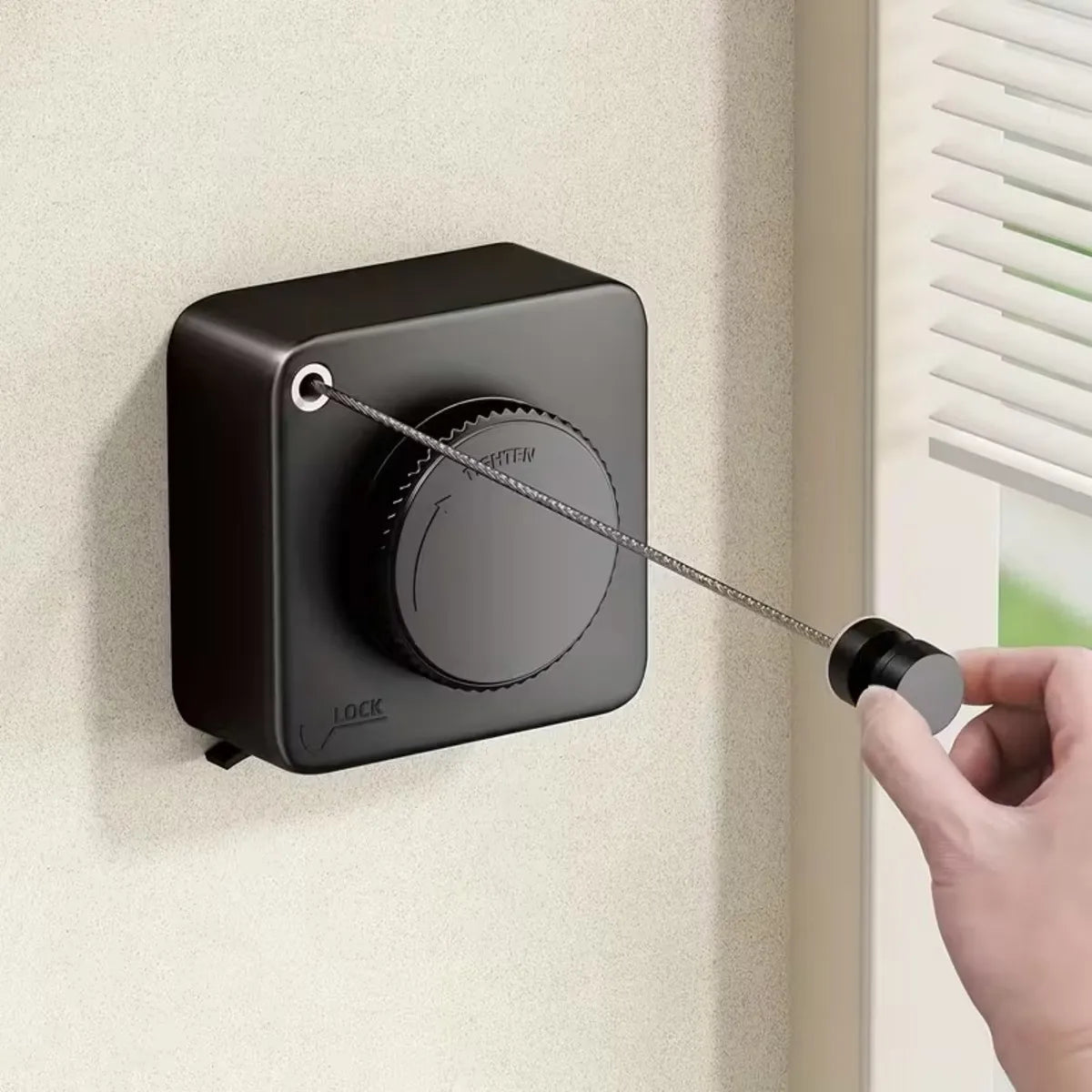 Système de séchage mural avec verrouillage automatique