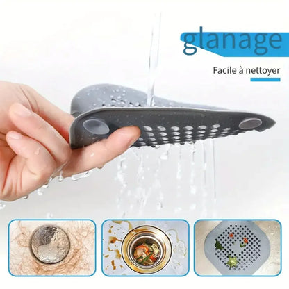 Protection anti-bouchon pour baignoire et lavabo