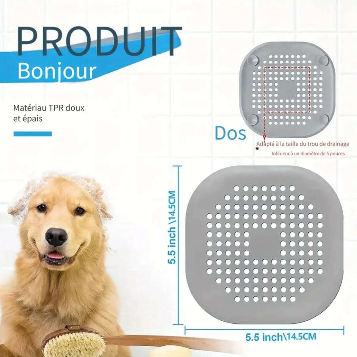 Filtre anti-bouchon design moderne