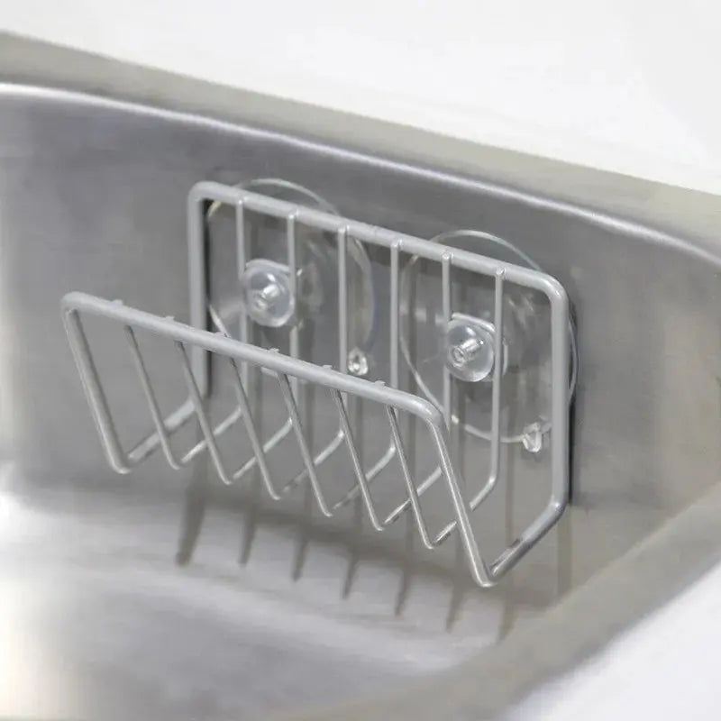 Support d’éponge de cuisine anti-rouille pour évier