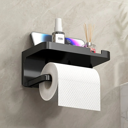 Porte-papier toilette Nidora avec rangement téléphone