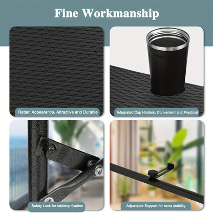 Table de balcon réglable en hauteur Nidora