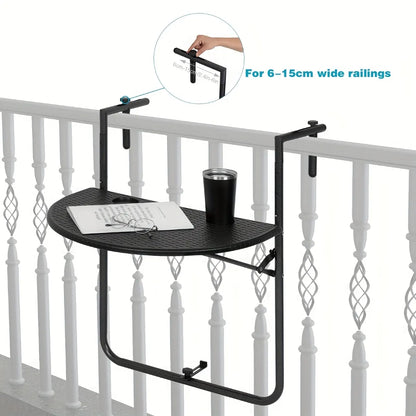 Table suspendue stable avec deux porte-gobelets